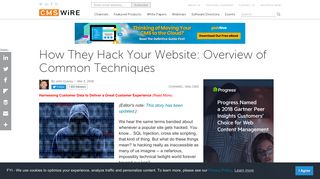 How They Hack Your Website: Overview of Common Techniques