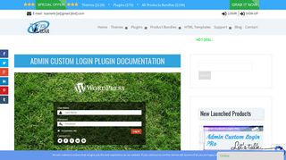 Admin Custom Login Plugin Documentation - Weblizar
