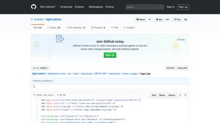 light-admin/login.jsp at master · la-team/light-admin · GitHub