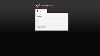 Yuma Motors Admin Control Panel : Login
