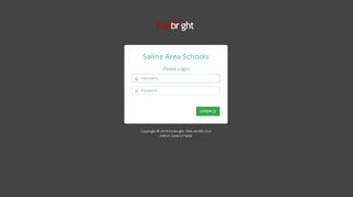 Admin Control Panel - Logon Page - Saline Area Schools