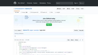 AdminLTE/login.html at master · almasaeed2010/AdminLTE · GitHub