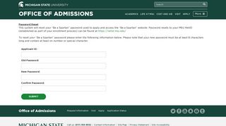 Office of Admissions | MSU - MSU Admissions - Michigan State ...