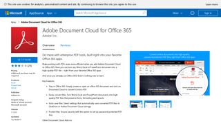 Adobe Document Cloud for Office 365 - Microsoft AppSource