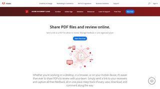 Share PDFs online | Adobe Acrobat DC - Adobe Document Cloud