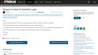 Q&A: Bypass Acrobat XI AdobeID-Login | ITNinja