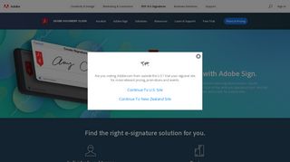 E-sign documents online, secure e-signature solutions | Adobe Sign
