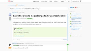I can't find a link to the partner portal for Business Catalyst ...