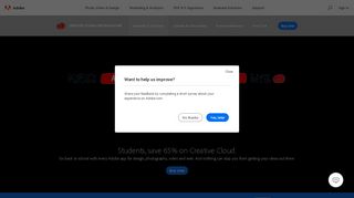 Adobe Creative Cloud for students and teachers