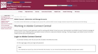 Adobe Connect - Administer and Manage Accounts