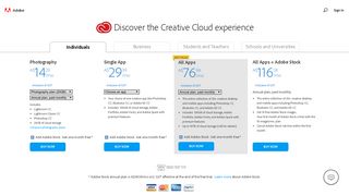 Creative Cloud pricing and membership plans | Adobe Creative Cloud