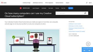On how many computers can I use my Creative Cloud subscription?