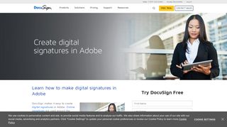 Create digital signatures in Adobe | DocuSign