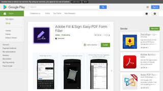 Adobe Fill & Sign: Easy PDF Form Filler - Apps on Google Play