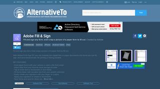 Adobe Fill & Sign Alternatives and Similar Apps - AlternativeTo.net