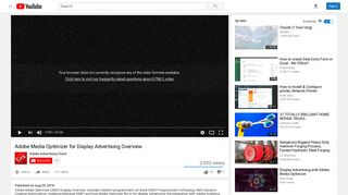 Adobe Media Optimizer for Display Advertising Overview - YouTube