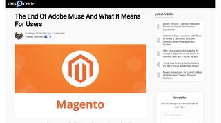 The End Of Adobe Muse And What It Means For Users - CMS Critic