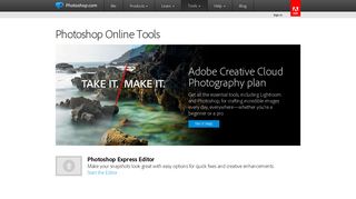 Online Photo Editor – Free Photoshop Online | Photoshop.com