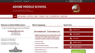 Adobe Middle School: Home