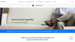 Send and track large files easily | Adobe Send & Track