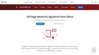 Electronic signatures, online e-signatures | Adobe Acrobat DC