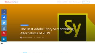 The Best Adobe Story Screenwriting Alternatives of 2019 - StudioBinder