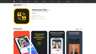 Adobe Spark Video on the App Store - iTunes - Apple