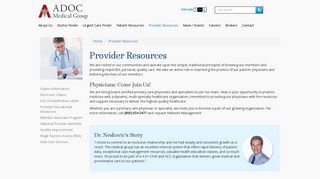 Provider Resources - ADOC