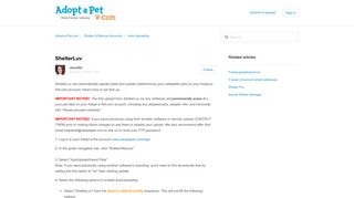 ShelterLuv – Adopt-a-Pet.com