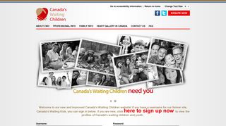 Canada's Waiting Children: Home