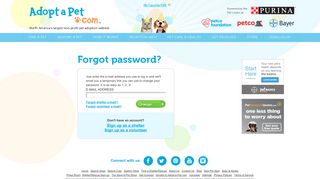 Adopt-a-Pet.com :: Shelter and Rescue Log In