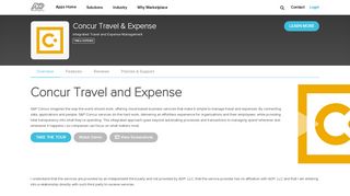 Concur Travel & Expense by SAP Concur | ADP Marketplace