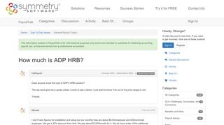 How much is ADP HRB? — PayrollTalk