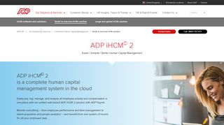 Cloud Based HCM System for Human Resource Planning | ADP iHCM ...