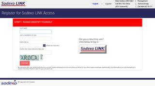 Register for Sodexo LINK Access - Frontline SodexoLINK - MySodexo