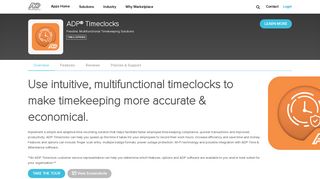 ADP® Timeclocks by ADP, LLC | ADP Marketplace