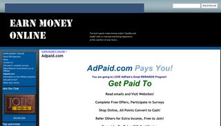 Adpaid.com - Earn money online - Google Sites
