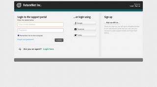 FutureNet Inc.: Sign into