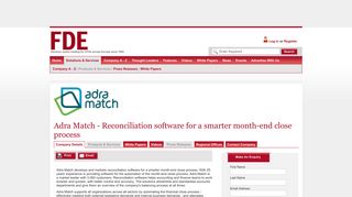 Adra Match - Reconciliation software for a smarter month-end close ...
