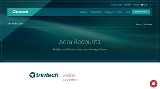 Adra Accounts - Transaction Matching Software | Trintech