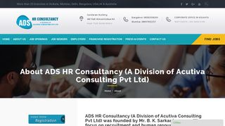 About ADS Consultancy, Job Placement Consultancy in Kolkata, India