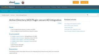 Active Directory (AD) Plugin: secure AD integration - CloudBees Support