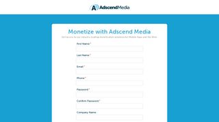 Publisher Application | Adscend Media