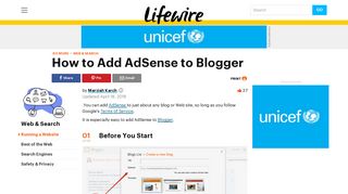 How to Add Google AdSense to Blogger - Lifewire
