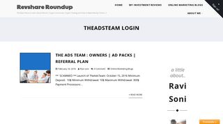 theadsteam login Archives - Revshare Roundup