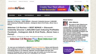 Adsviser 3.0 Review + Adsviser 3.0 BONUS + Discount+ OTO INFO