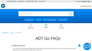 ADT Go FAQs | ADT Go - Peace of mind everywhere life takes you