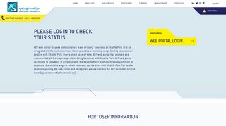 Web Portal – ADT - Abu Dhabi Terminals