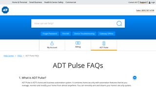 ADT Pulse FAQs - Learn more about ADT Pulse features like ...
