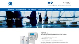 ADT Select | Home & Business Login | ADT Security